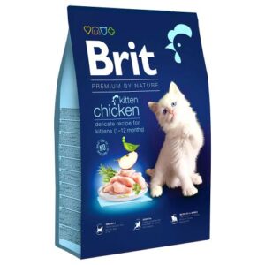 Brit Premium by Nature Cat Kitten, kurczak - 2 x 8 kg