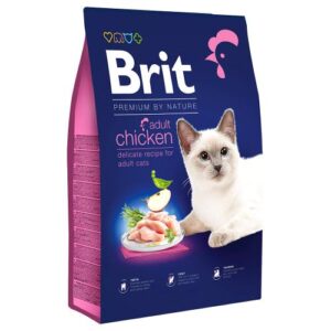 Brit Premium by Nature Cat Adult, kurczak - 2 x 8 kg