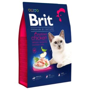 Brit Premium by Nature Cat Sterilised, kurczak - 2 x 8 kg