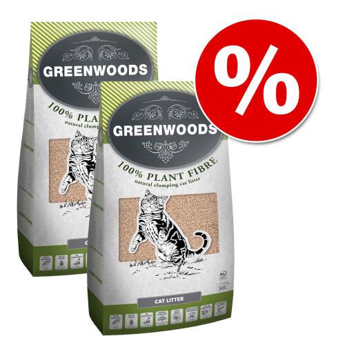NAJTANIEJ! Dwupak Greenwoods Bentonite/Plant Fibre w super cenie